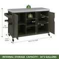 thumbnail image 6 of Uforic Outdoor Grill Cart with Storage and Wheels Featuring a BBQ Kitchen Island Table, 6 of 9