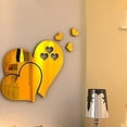 thumbnail image 4 of Pegatinas de pared Wosthever Calcomanía autoadhesiva Decoración del hogar Amarillo, 4 of 6
