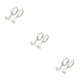 thumbnail image 4 of Guardurnaity 1 par de pendientes de cobre para mujer, reemplazo portátil francés, gotas para los oídos para niñas, regalo de cumpleaños, oro Type1 NO1, 4 of 6