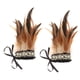 thumbnail image 1 of Muñequeras góticas de felpa, calentadores de brazo, pulseras teñidas, sintética, 1 par para escenario, Cosplay, carnaval, corista, damas y niñas marrón Hugo Puños de muñeca, 1 of 10