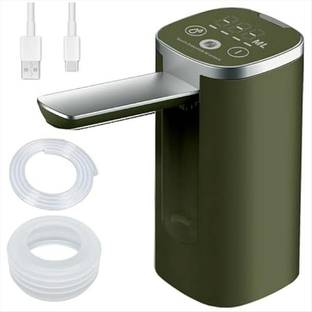 Dispensador de Agua Eléctrico Plegable, Recargable, para de 5 Galones, con Bomba de Agua Automática y Silenciosa.