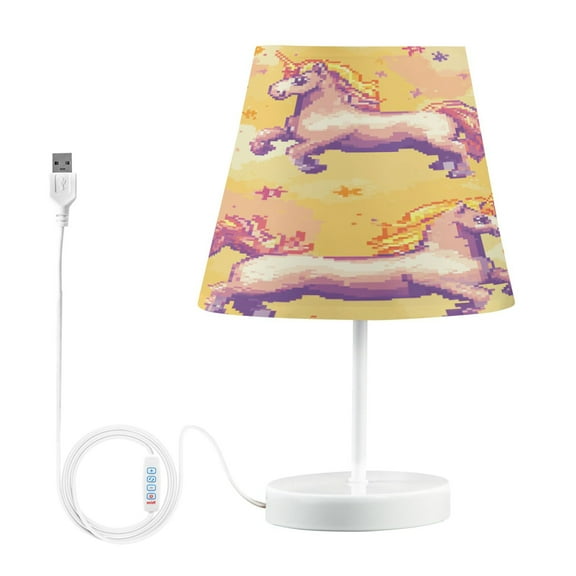 BZSMCE Table Lamp Creative Design Cut Unicorn Simple Pattern Night Light