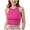 style-02 Hot Pink, variant on Gubotare Girl Tank Top Girls Tank Tops Kids Athletic Tank Top High Neck Crop Tops for Girl Yoga Size 13-14 (Red,13-14 Years)