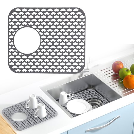 

Kitchen Sink Dish Drying Mat Kitchen Sink Mats Grid for Stainless Steel Sink Sink Dish Drying Protector Grid Kitchen Bathroom Sink Accessory by PAKASEPT