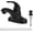 Matte Black, variant on Parlos Centerset Single-handle Bathroom Faucet with Drain Assembly,Matte Black