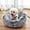 Black, variant on Modern Soft Plush Round Pet Bed for Cats or Small Dogs, Mini Medium Sized Dog Cat Bed Self Warming Autumn Winter Indoor Snooze Sleeping Cozy Kitty Teddy Kennel