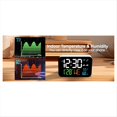 thumbnail image 2 of Tuya WiFi Reloj Calendario Termómetro Inteligente Higrómetro con Pantalla LED Digital Soporte WIFI Autocalibración, 2 of 9