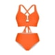 thumbnail image 5 of Conjunto de bikini tankini de color liso para mujer con parte superior y braguita de corte alto. Traje de baño de dos piezas para mujer. Trajes de baño tankini para mujer. Trajes de baño de 2 piezas p, 5 of 9
