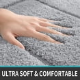 thumbnail image 2 of Alfombra de baño antideslizante, alfombra de baño de microfibra suave, absorbente de agua, lavable a máquina, alfombra de ducha extra gruesa para baño., 2 of 5