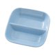 thumbnail image 1 of Injueey Platos cuadrados de paja de trigo, platos de condimentos divididos, contenedor de salsa de , cubiertos de cocina, de aperitivos para Cocina y Comedor azul, 1 of 4