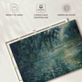 thumbnail image 6 of Elephant Stock Morning On The Seine 1898 Wall Art - Horizontal Canvas Wall Art - Living Room Wall Decor - Abstract Canvas - Teal And Green Decor By Claude Monet - 51" x 34", 6 of 8