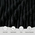 thumbnail image 5 of U by Bedsure Black Fleece King Blanket for Couch - Super Soft Cozy Blankets for Women, Girls, 5 of 5