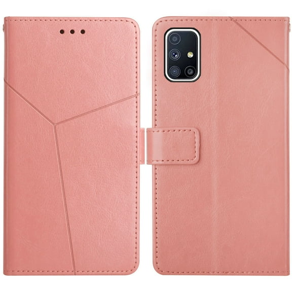For Samsung Galaxy M51 Y Stitching Horizontal Flip Leather Case with Holder & Card Slots & Wallet