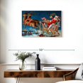 thumbnail image 3 of Elephant Stock Santa Claus Wall Art - Horizontal Canvas Wall Art - Living Room Wall Decor - Holiday Canvas - Red And Blue Decor - 30" x 20", 3 of 8