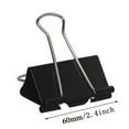 thumbnail image 3 of Large Binder Clips , Big Binder Clips For Office And Home Supplies, Black, 3 of 7