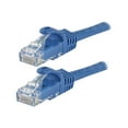 thumbnail image 1 of Monoprice FLEXboot Series - Patch cable - RJ-45 (M) to RJ-45 (M) - 5 ft - UTP - CAT 6 - molded, snagless - blue, 1 of 2