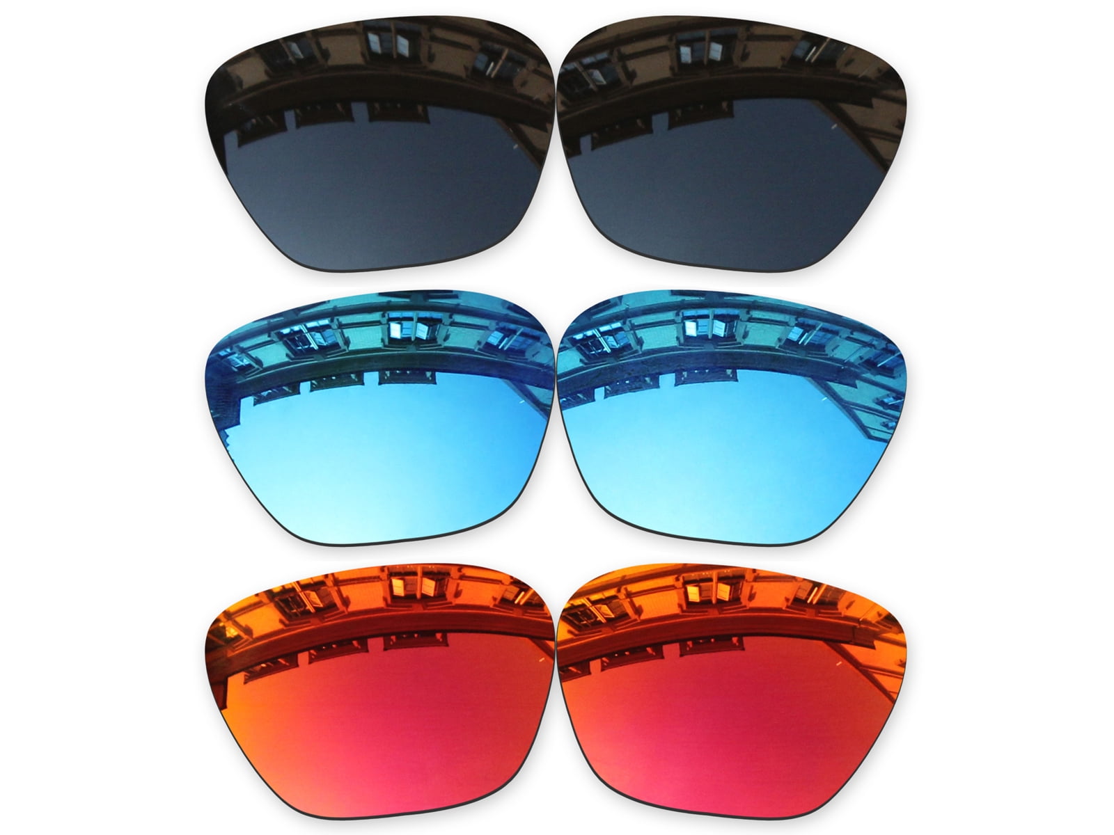 Vonxyz Black MirrorCoat Polarized Replacement Lenses For Spy Optic Touring Sunglasses - View #6