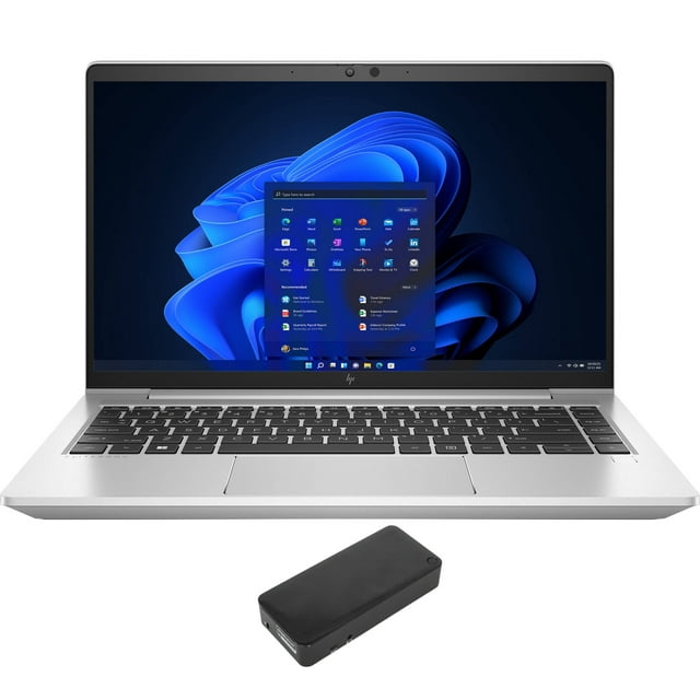 HP EliteBook 640 G9 Home/Business Laptop (Intel i5-1235U 10-Core, 14.0in 60Hz Full HD (1920x1080), Intel Iris Xe, 32GB RAM, 2TB PCIe SSD, Win 10 Pro) with DV4K Dock