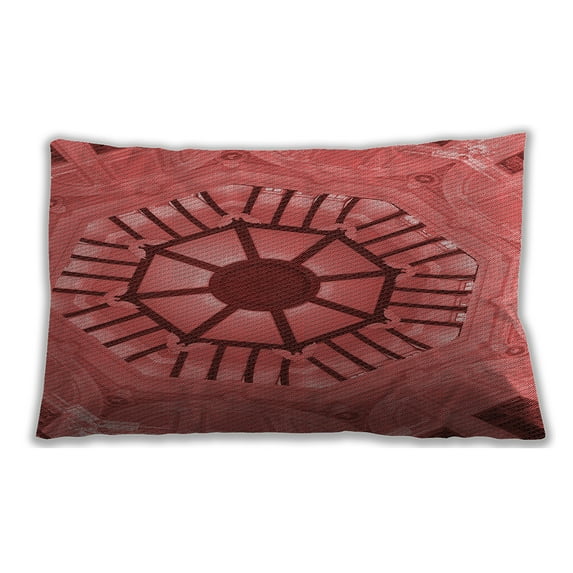 Ahgly Company Outdoor Rectangular Contemporary Lumbar Throw Pillow, 13 inch by 19 inch
