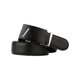 thumbnail image 2 of Cinturón de cuero de vestir para hombres con hebilla automática de ratchet L en forma de plata, 58 5/8-61 3/8 para el Día del Padre, 2 of 7