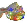 thumbnail image 1 of FaLX 1m/2m LED Christmas Ribbon Bronzing Double-sided Battery Powered Super Bright Warm/Colorful Light Xmas Indoor Outdoor Ornament String Lamp, 1 of 8