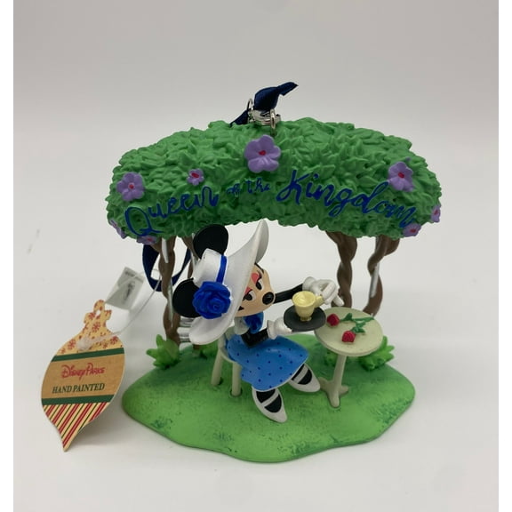 Disney Parks United Kingdom Minnie Queen of Kingdom Christmas Ornament New Tag