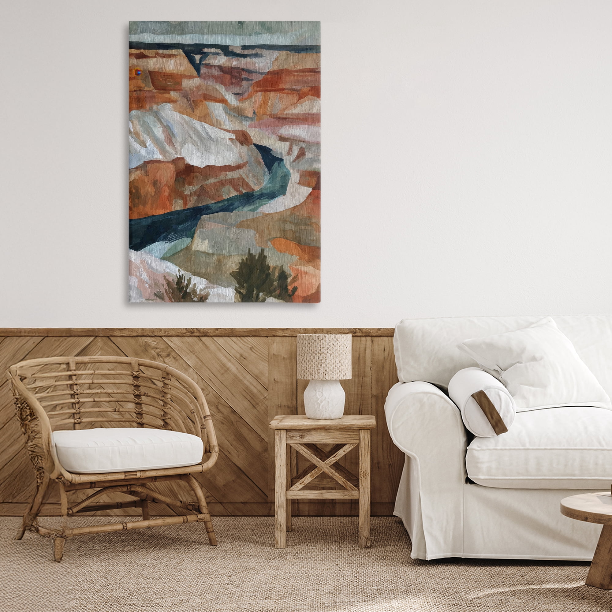 Stupell Industries Canyon Rim Textures Impression Canvas Wall Art, design by Chromatic Storm Studio