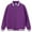 purple, variant on Men's Baseball Jacket Hoodies Long Sleeve Loose Varsity Sweatshirt for Couple Zip Up Coat