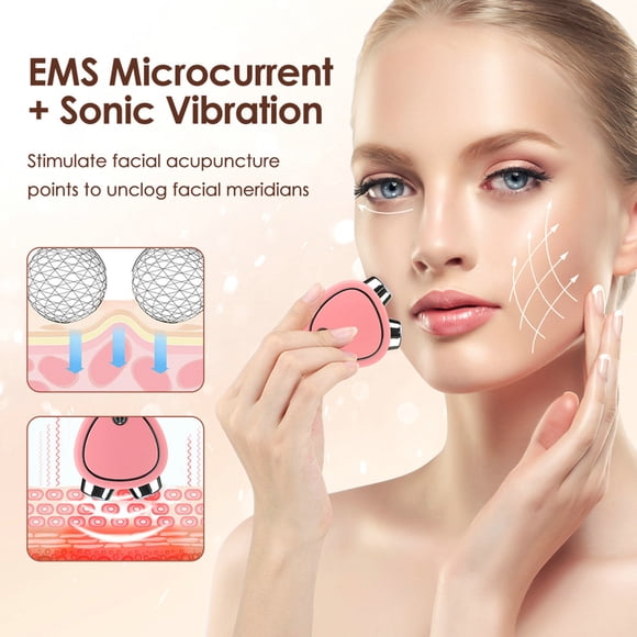 Face Massager Device Microcurrent Tighten Skin Face Lifting Slimming Vibration Promote Circulation Cellulite Legs Face Shoulder Head Massager Device