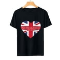 thumbnail image 4 of Blusa suelta de manga corta con cuello redondo y estampado a la moda para mujer Pompotops  hfajkhk133444, 4 of 6
