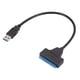 thumbnail image 1 of Cable SATA a USB para disco duro, transmisión USB 3.0, adaptador USB SATA Easy Drive Line para discos duros de 2,5" y 1,8" (negro), 1 of 6