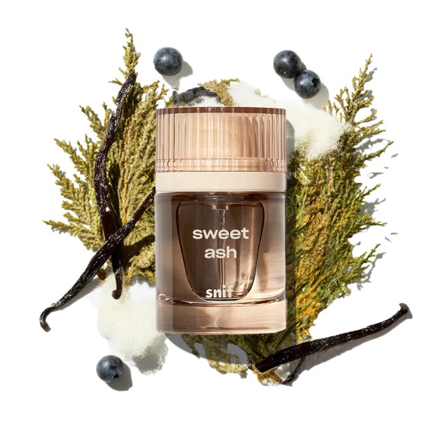 Perfume Snif Sweet Ash, colonia para hombres y mujeres, discreto aroma dulce y terroso, fragancia fina de larga duración, limpio, no tóxico, vegano, libre de crueldad, 30 ml