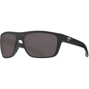 Costa Del Mar Men's Kare Polarized Rectangular Sunglasses, Shiny 