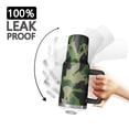 thumbnail image 3 of 40oz Tumbler with Handle and Straw, Vacuum Insulated Stainless Steel Travel Mug, Fits Car Cup Holder, Camo Print, 3 of 6