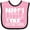 Pink and Black, variant on Inktastic Daddy's Little Tax Deduction Pink Hearts Boys or Girls Baby Bib