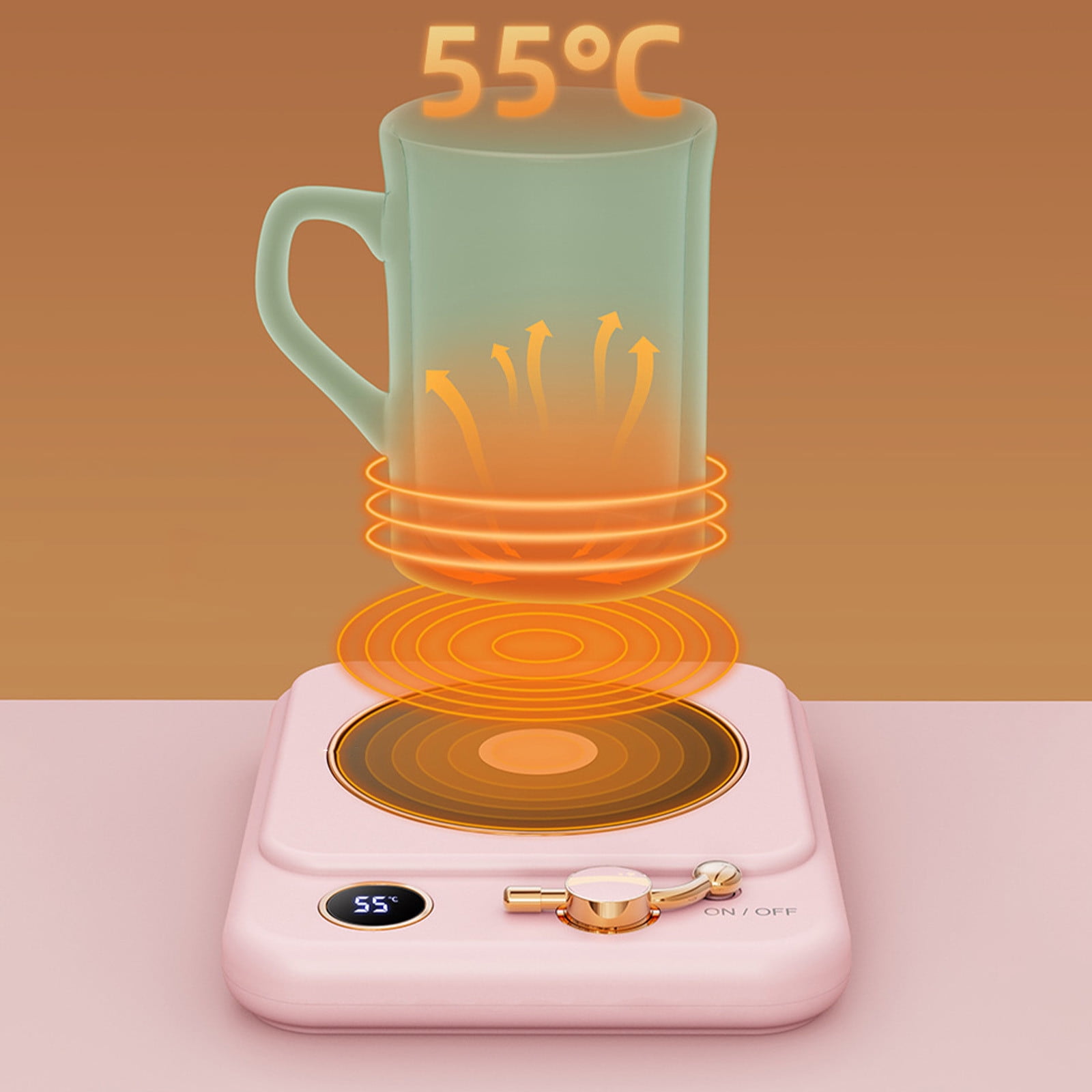 Chauffe-Tasse Électrique De Bureau – Maintien à 55°C, Chauffage Rapide | Pour Café, Thé, Lait, Voyage - 10