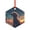 Hexagon, variant on Hirioo Starry Sky Cloud Puppy for Acrylic Christmas Pendant Hanging Christmas Tree Ornaments, Car, Home, Office Gift Decor-Round Shape