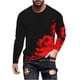thumbnail image 2 of Blusas y camisas de manga larga y cuello redondo para hombre, camisetas informales con estampado de cuello redondo, blusas de manga corta para hombre, 2 of 5
