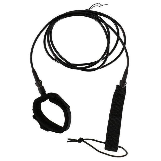 ziyahi Surfboard Leash Surfing Leash String Leg Rope Cord Calf Surfboard Leash String Leash 9feet Black