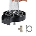 thumbnail image 2 of Enjuagador de vasos para fregadero de cocina, lavavasos para botellas para accesorio de fregadero de 1/2 pulgada, incluye manguera de agua y tubería de agua, 2 of 7