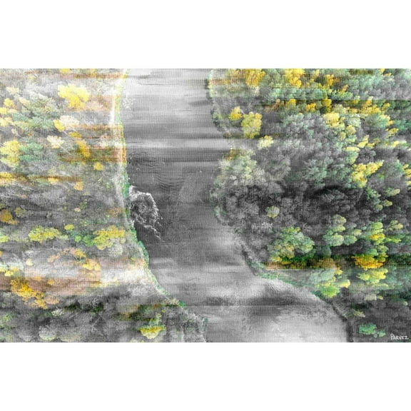 "River Run" Painting Print on Wrapped Canvas