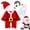 Red, variant on Odeerbi 2025 Newborn Infant Baby Boy Girl Christmas Winter Baby Christmas Romper With Christmas Hat Cute Christmas Three-piece Set