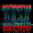 thumbnail image 3 of Luces navideñas LED rojas con cable verde, 66 pies 200 unidades LED de grado comercial certificado por UL H. Afortunado Sencillez, 3 of 5