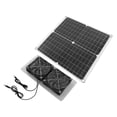 thumbnail image 4 of Kit De Ventilador De Panel Solar De 18 V Y 25 W, Kit De Ventilador De Escape Solar Monocristalino Impermeable De 3500 RPM Con USB Dual, Tipo C Para Invernadero, Casas Para Perros, Vehículos Recreativo, 4 of 7