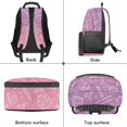 thumbnail image 6 of Aplkyhs Pink Cute Axolotl School Backpack for Boys Girls Ages 6-18 Ergonomic Padded Adjustable Straps 17 Inch Large Capacity Bookbag for Elementary Middle High School Daily Use, 6 of 7