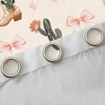 thumbnail image 4 of Feelyou Cowgirl Boot Curtains Pack of 2 (42x84 Each), Cactus Botanical Curtains Blackout, 4 of 6