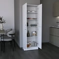 thumbnail image 2 of Kitchen Pantry Cabinet, 71" H, 4 Doors, 5 Adjustable Shelves, White For Ample Storage Shelves H With Continuous, 2 of 4