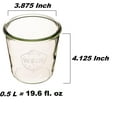 thumbnail image 2 of Frascos para Conserva WECK 742 Molde Transparente Vidrio 1/2L (2 Frascos), 2 of 9