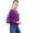 Purple, variant on UJNDER Fashion Off The Shoulder Bat Sleeve Long Sleeve Pullover Sweater for Women Blue One Size