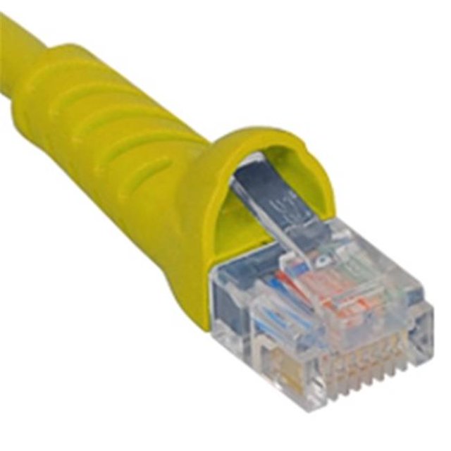 7 Pi. Cat 5E Cordon de Raccordement de Botte Moulé - Jaune